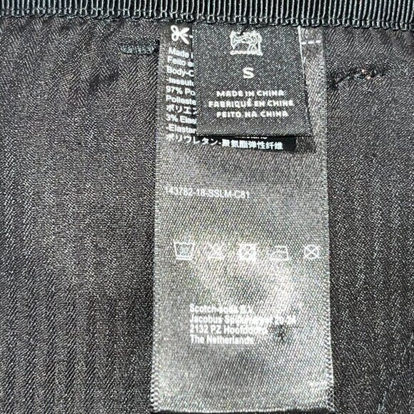 SCOTCH & SODA Metallic Bronze Bermuda Shorts w/ Racing Track Stripes EUC -Size S - Picture 13 of 16